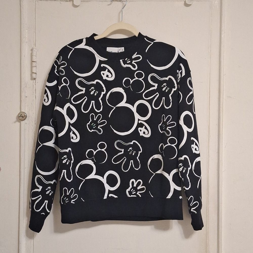 Disney Mickey Mouse Sweatshirt Graphic Crewneck Pullover
